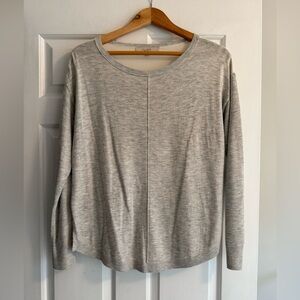 Loft Women’s Mixed Media Sweater Top Size S